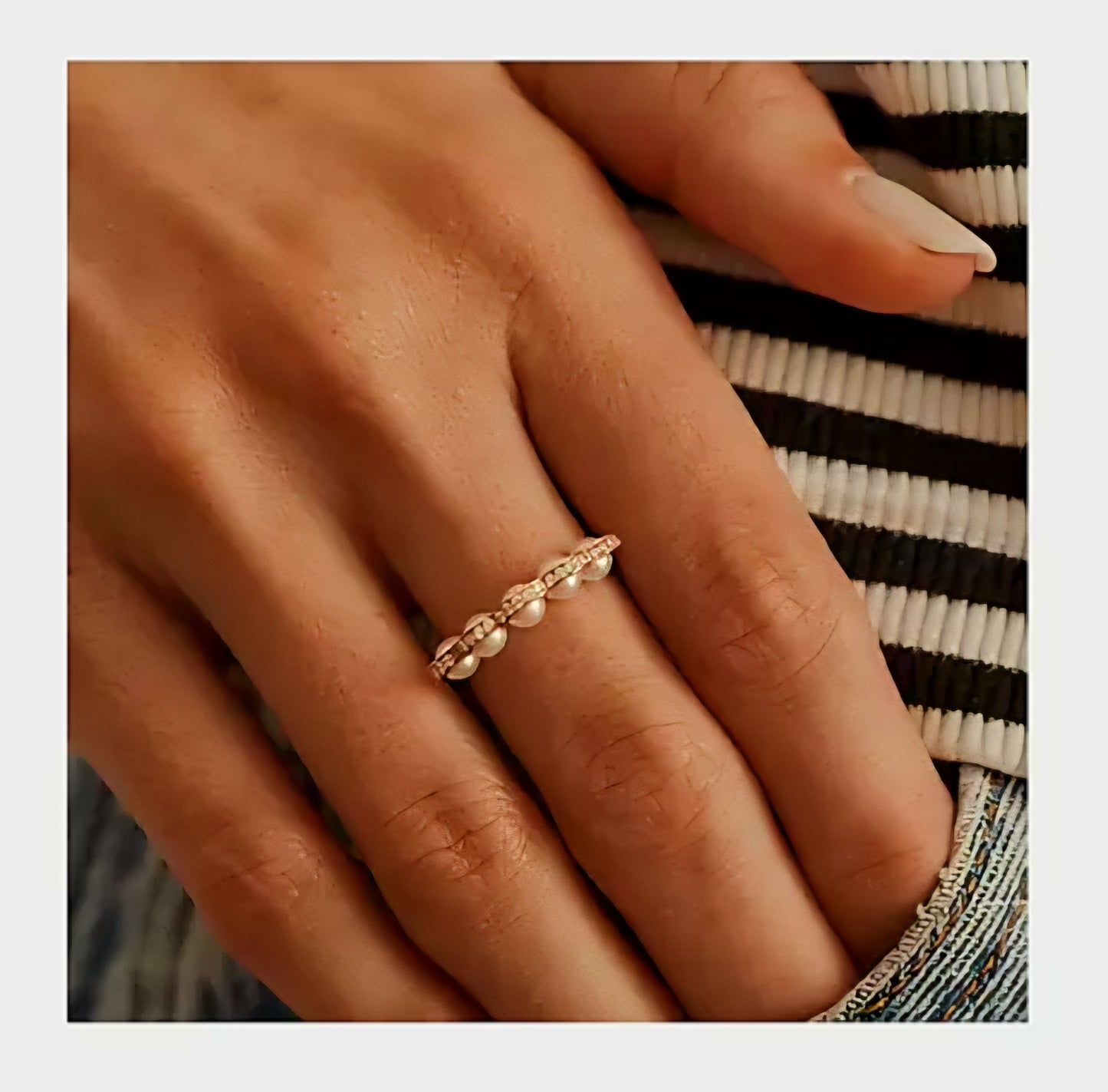 Bague D1928 Coco Beach sertie