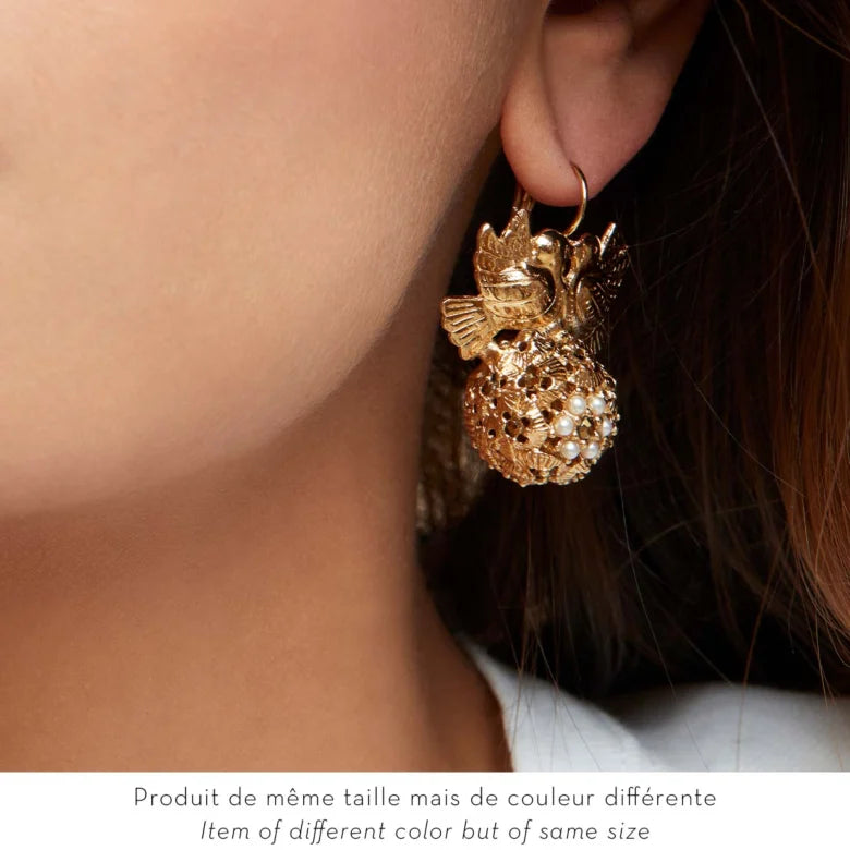 Boucles d'oreilles Gas Oaxaca Boule dorées