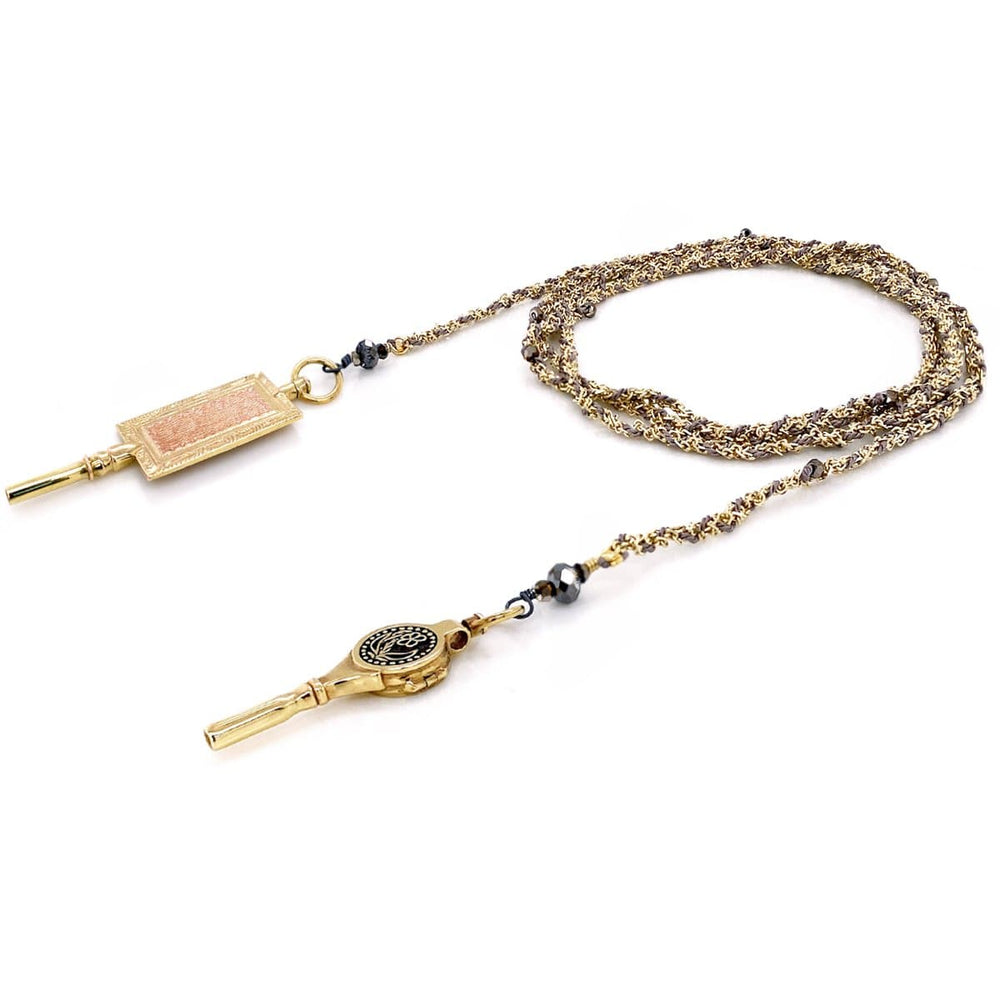 Collier Gold Grey Marie-Laure CHAMOREL