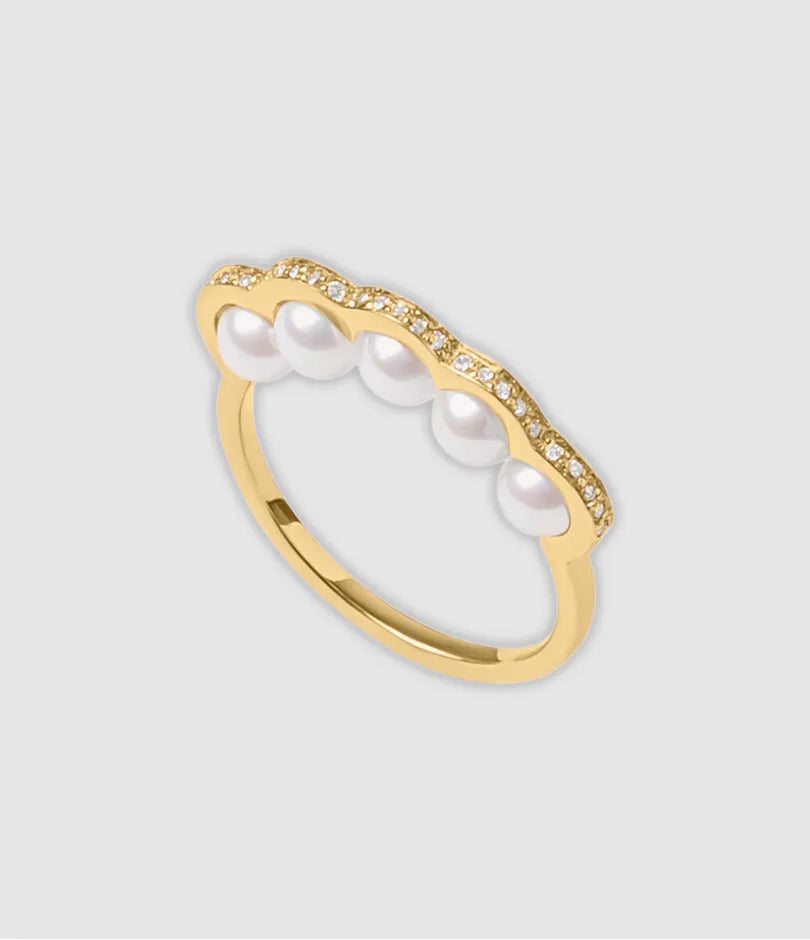 Bague D1928 Coco Beach sertie