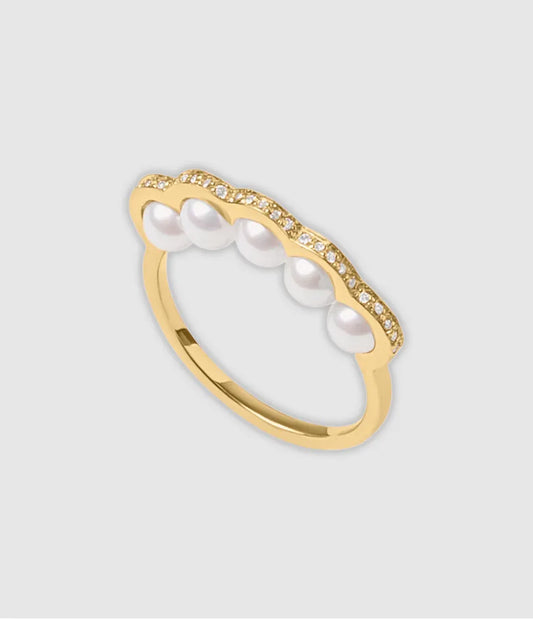 Bague D1928 Coco Beach sertie